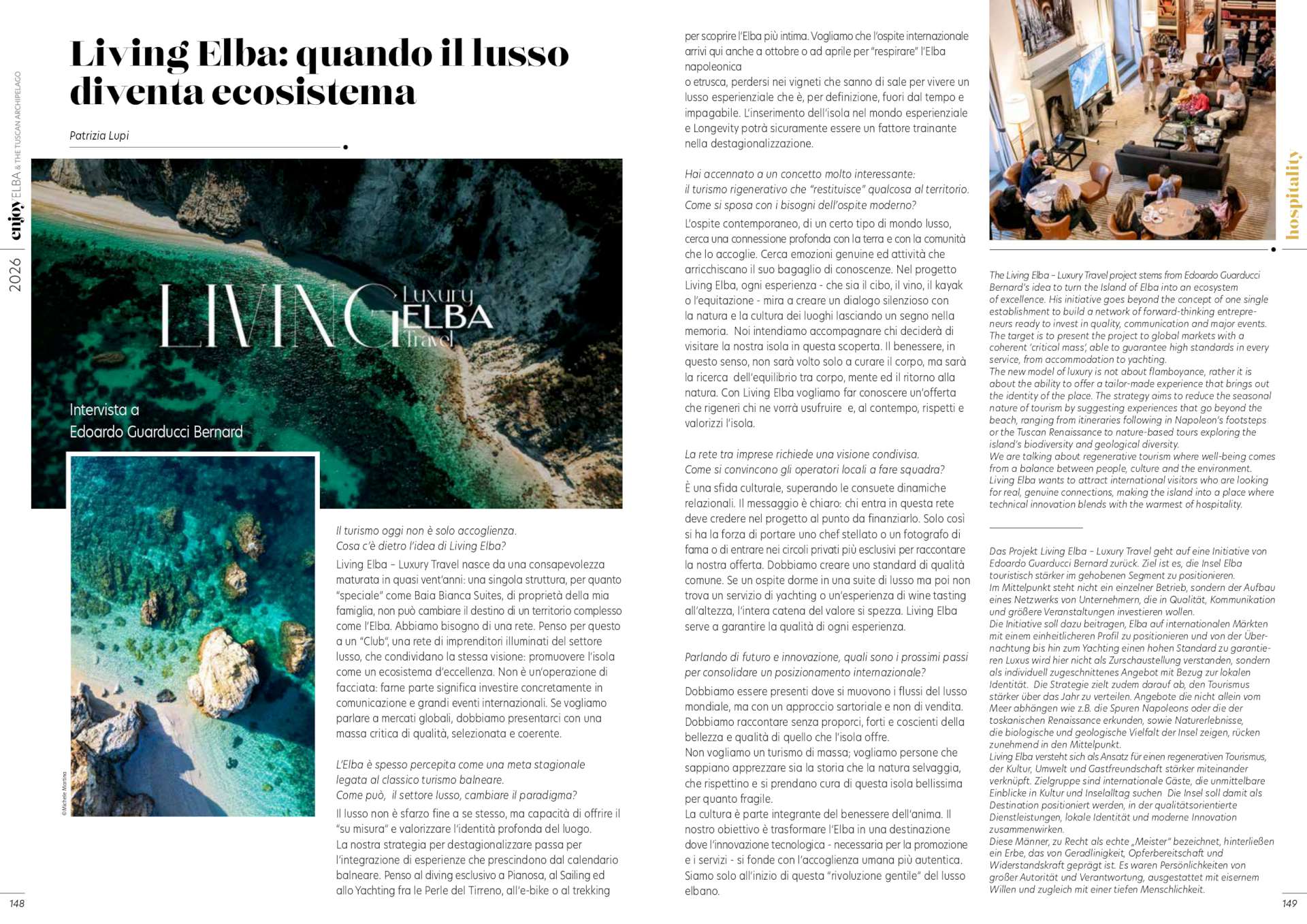 Magazine Enjoy Elba & The Tuscan Archipelago 2026 - immagine 2